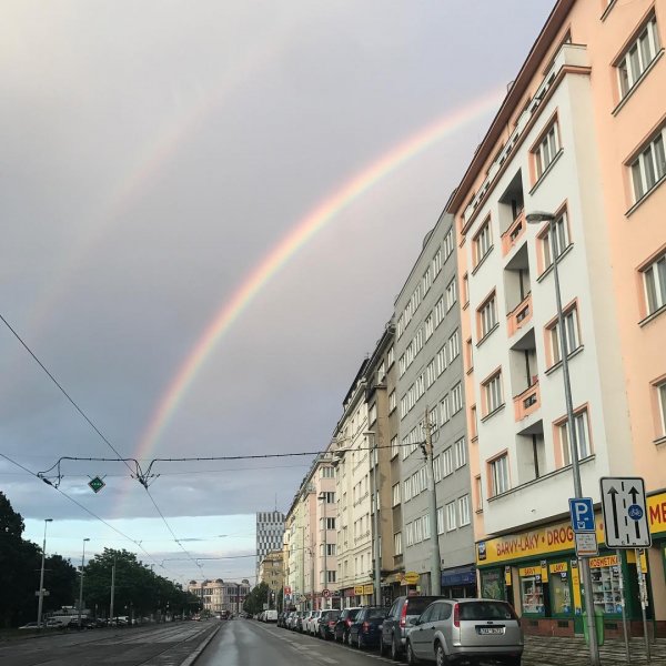 Posledny prispevok o pocasi ?? prave  teraz  #miracle #duha #rainbow